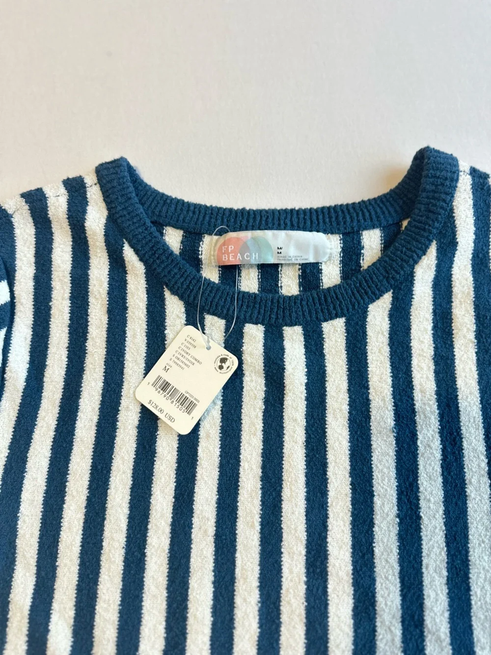 Free People Beach Striped Top